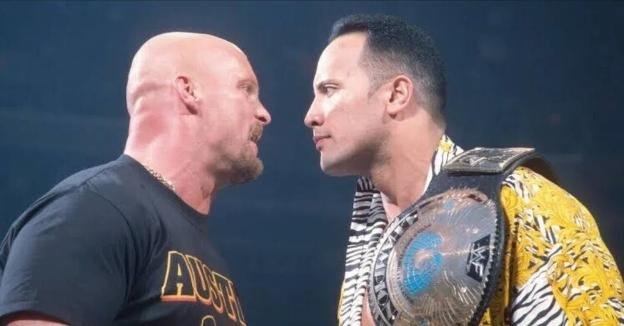 WWEスター・ストーンコールド・スティーブ・オースティン & ザ・ロック ⓝ ザ・ロックvsストーンコールド】煽りVTRの最高到達点｜リジェー