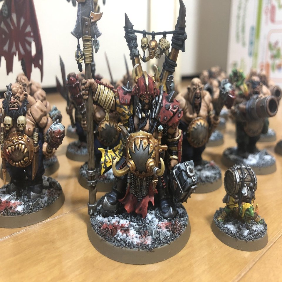 Warhammer】オゴウル・モウトライブ1000ポイントアーミーと増強計画