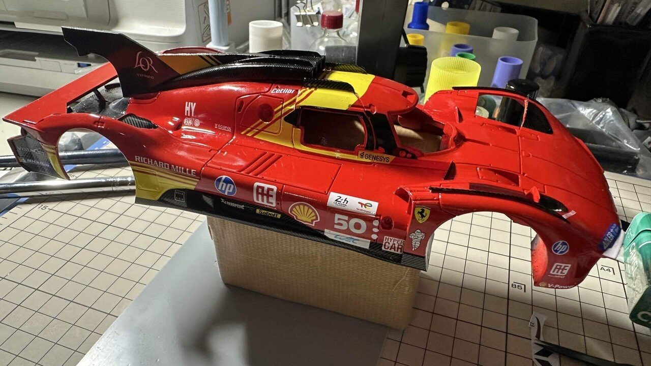 ニュースクラッチ1/24フェラーリ499P LM2024|プラモの部屋 ニュースクラッチ1/24フェラーリ499P LM2024|プラモの部屋