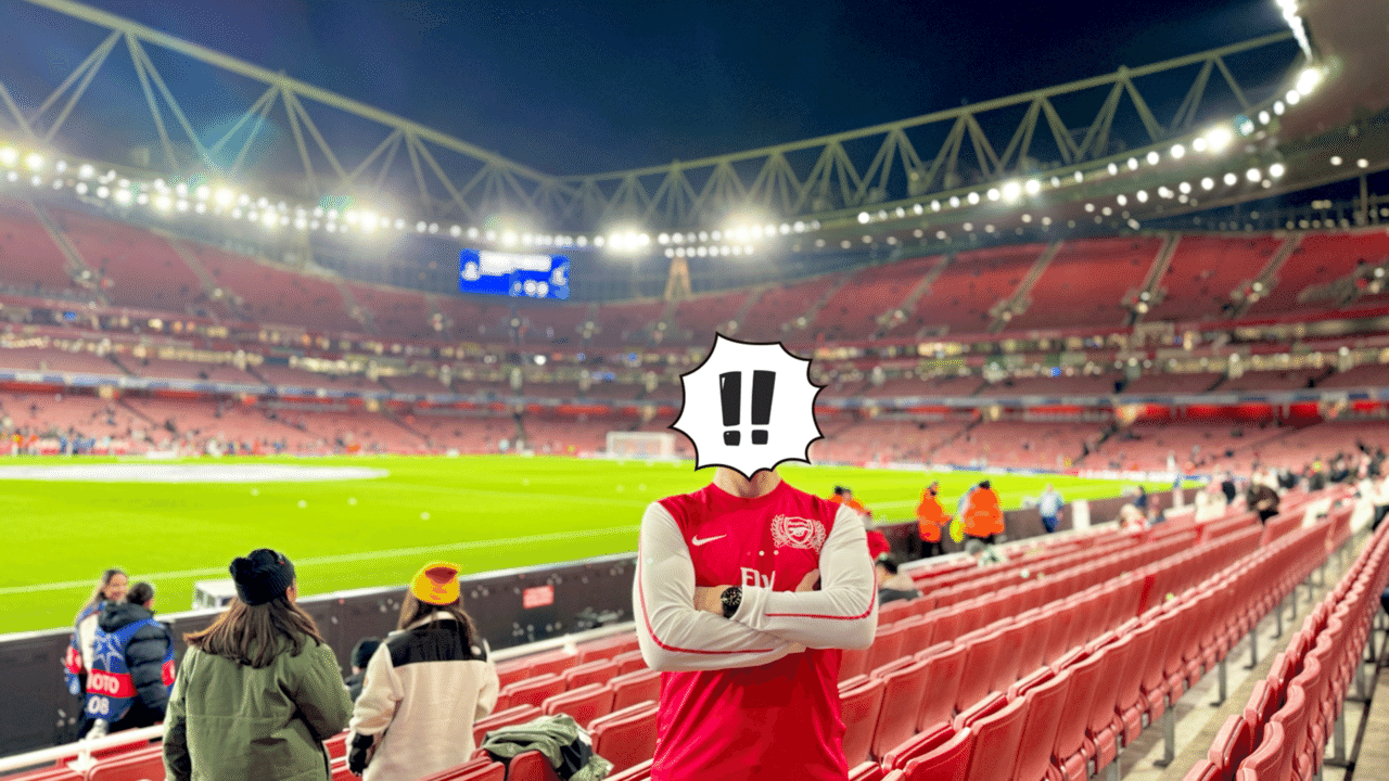 アーセナル観戦記(2024年12月)(モナコ戦)｜コシェルニー