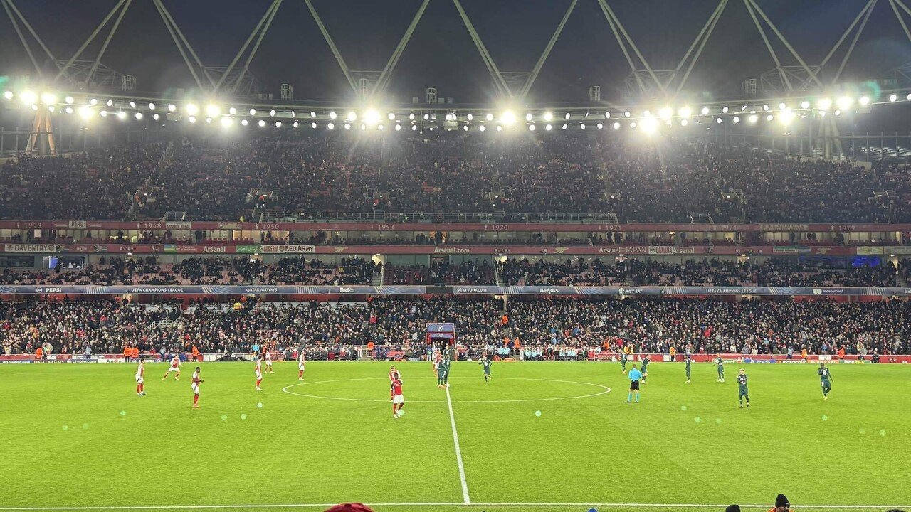 アーセナル観戦記(2024年12月)(モナコ戦)｜コシェルニー