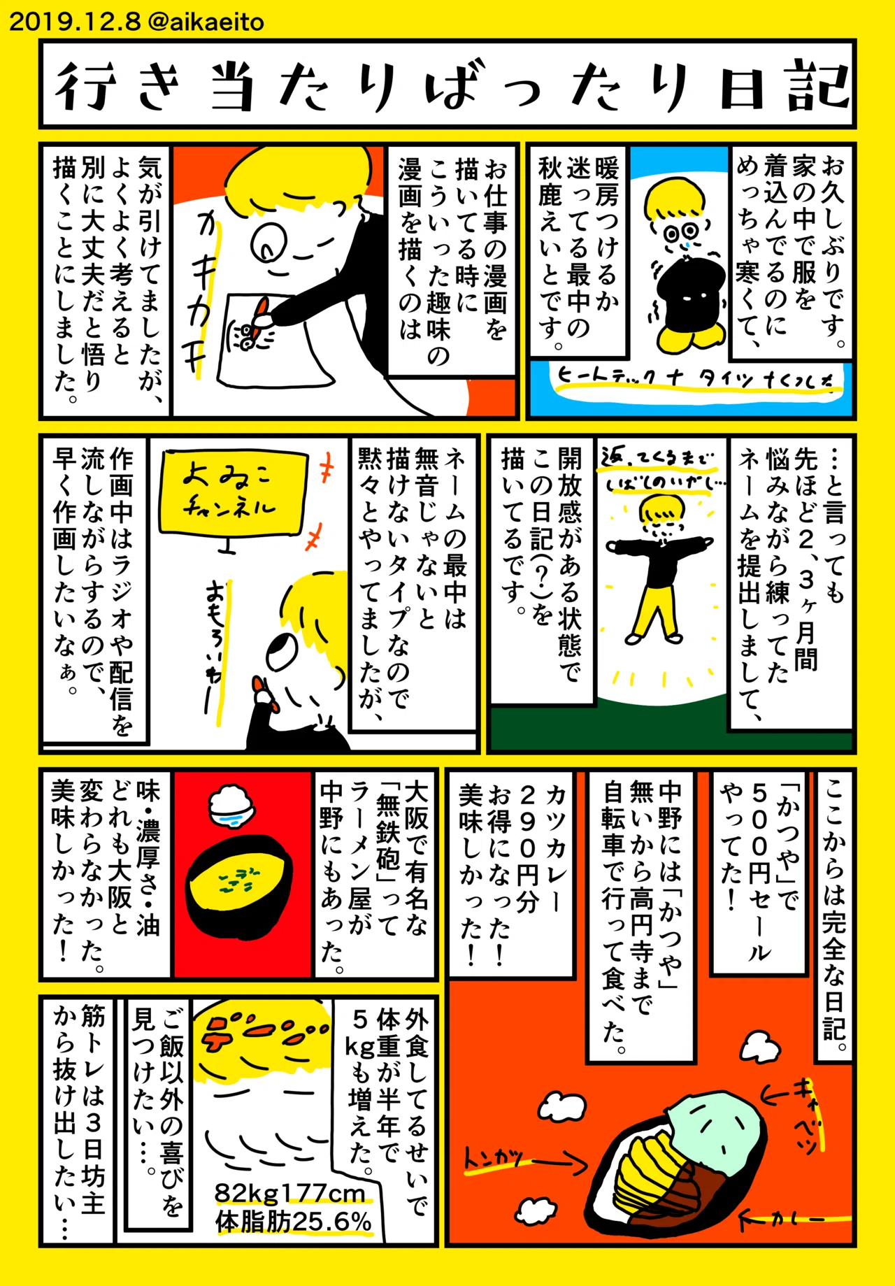 行き当たりばったり日記 秋鹿えいと Note
