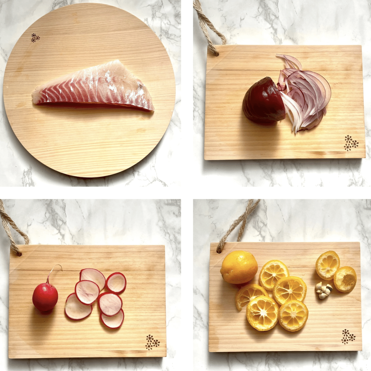 みそ×柑橘の愉しみ方。真鯛のカルパッチョを西京みそと金柑の自家製