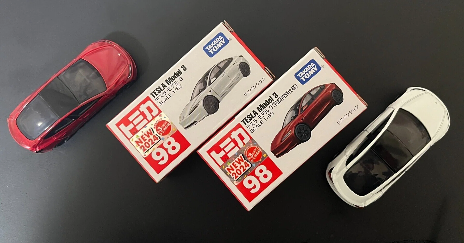 実車の魅力をそのまま表現!! 2024年12月の新車 トミカ No.98 テスラ