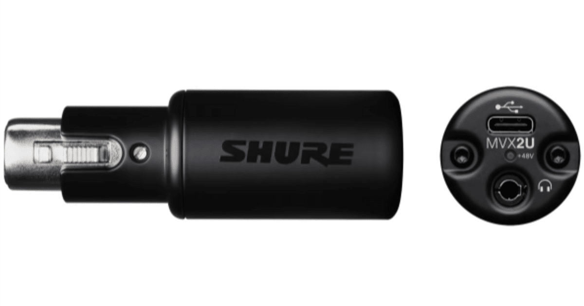MVX2U - Digital Audio Interface - Shure USA