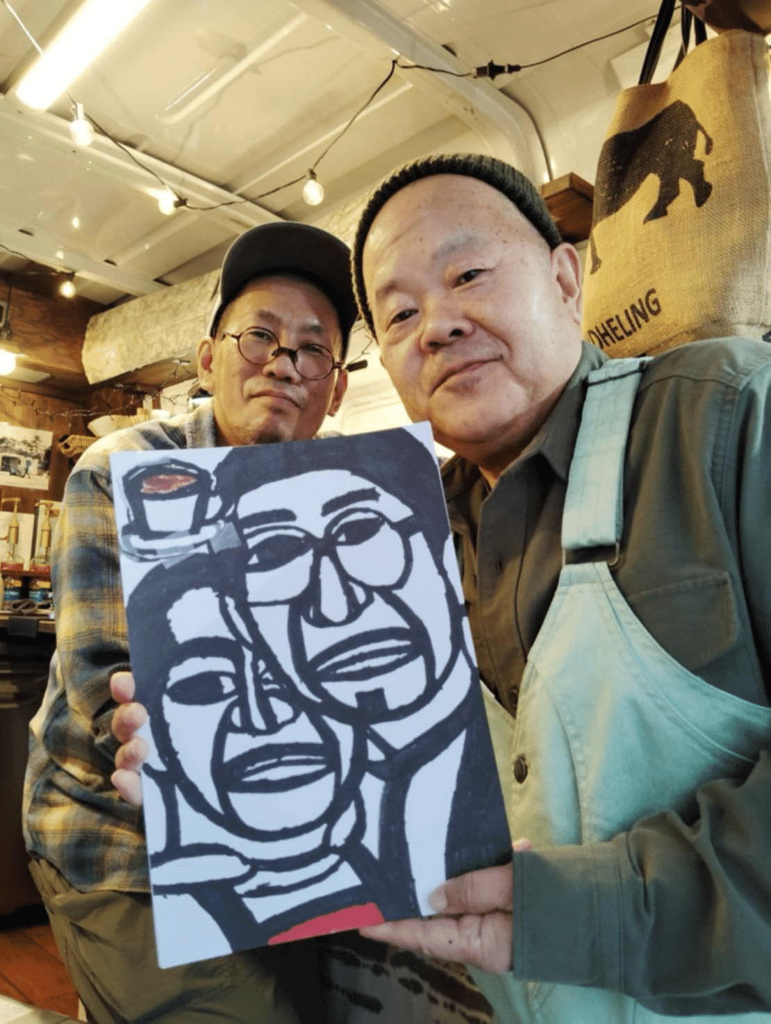 味ある似顔絵｜珈琲CoCom ふなどん