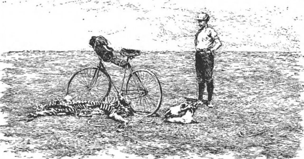 アジア横断自転車旅行』（1894年）その14：ゴビ砂漠｜影踏丸