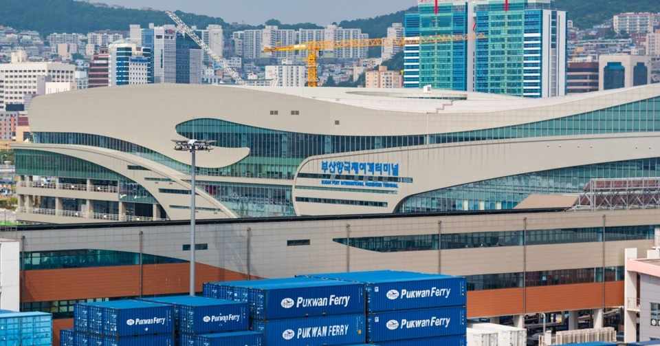 19 クルーズ船の旅 Vol 5 釜山上陸 加工したらゲームの背景とかに使えそうな写真 Note