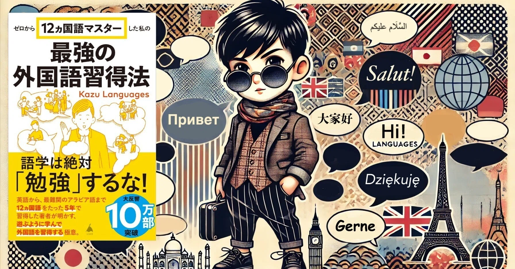 多言語参考書 ゼロから12ヵ国語マスターした私の最強の外国語習得法