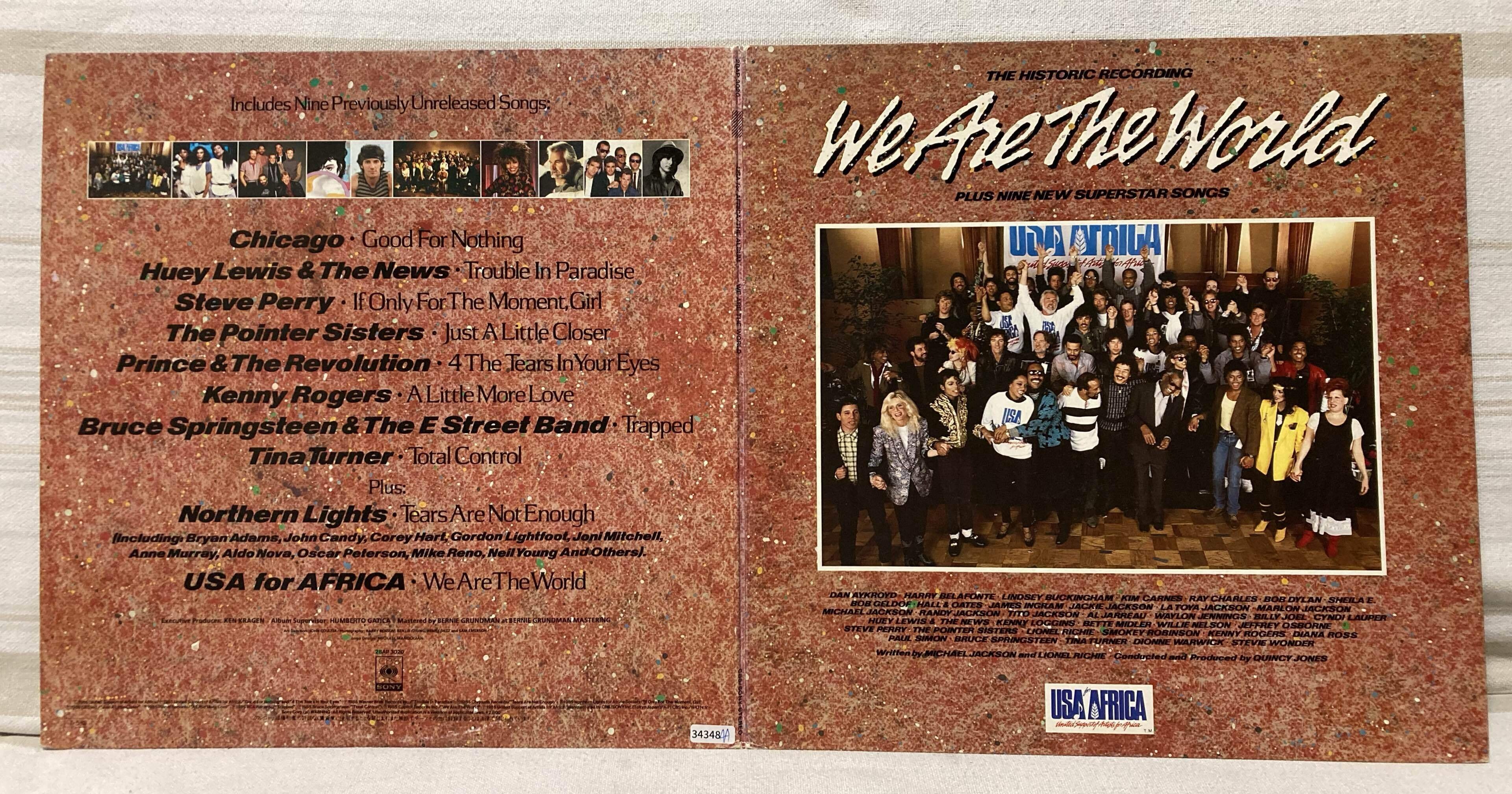 専用  USA for AFRICA we are the world 1985 USA For Africa – We Are The World – Vinyl (LP, Album, Stereo