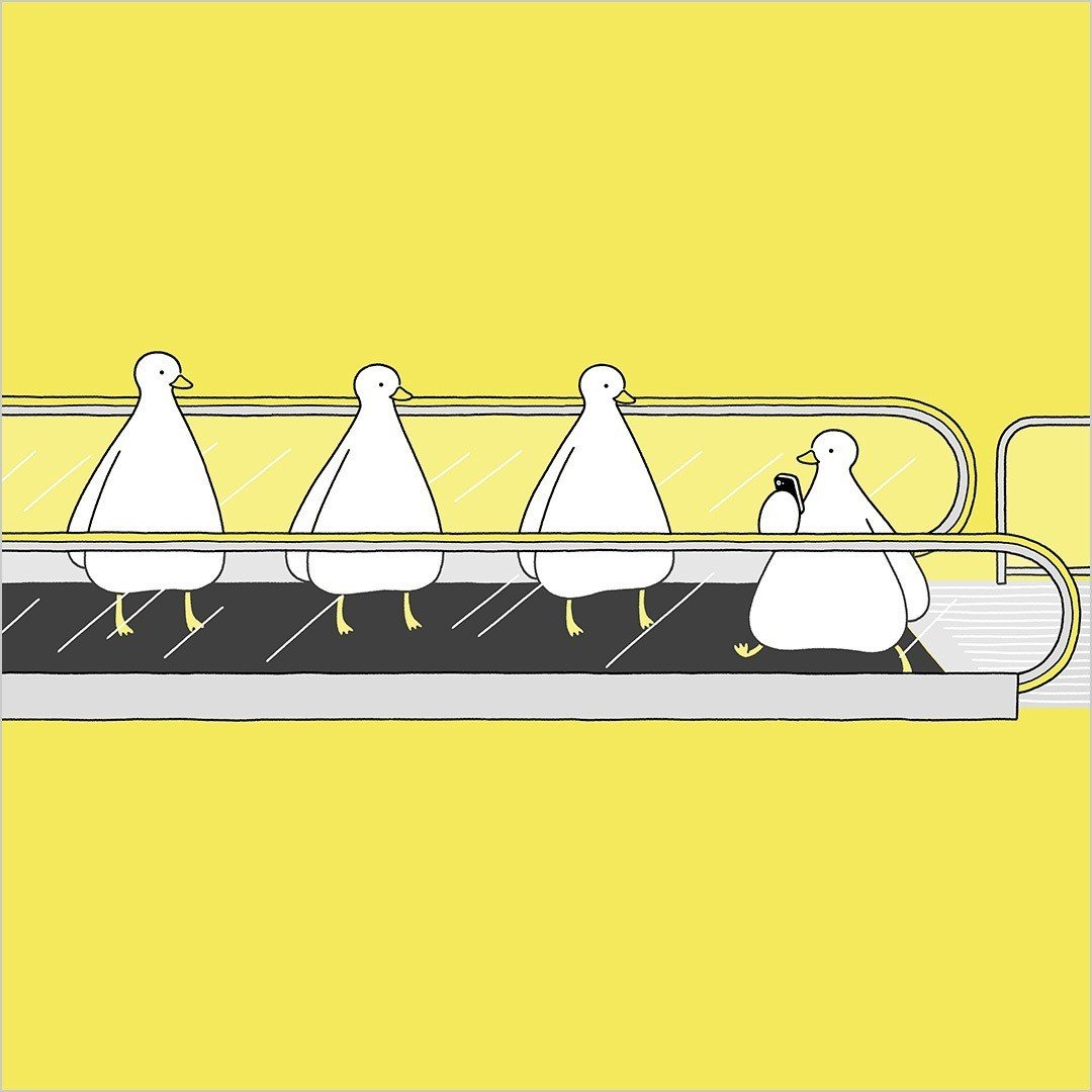 動く歩道 Ahiru Life アヒルライフ Note