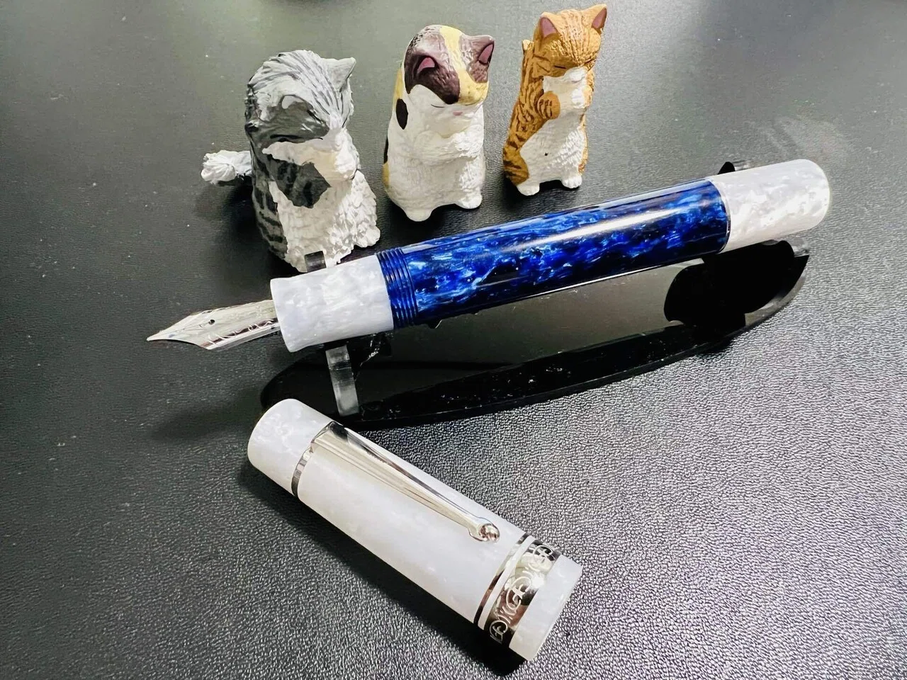 デルタ ドルチェビータ 万年筆 | フレデリコ レジン ブルー フェデリコ