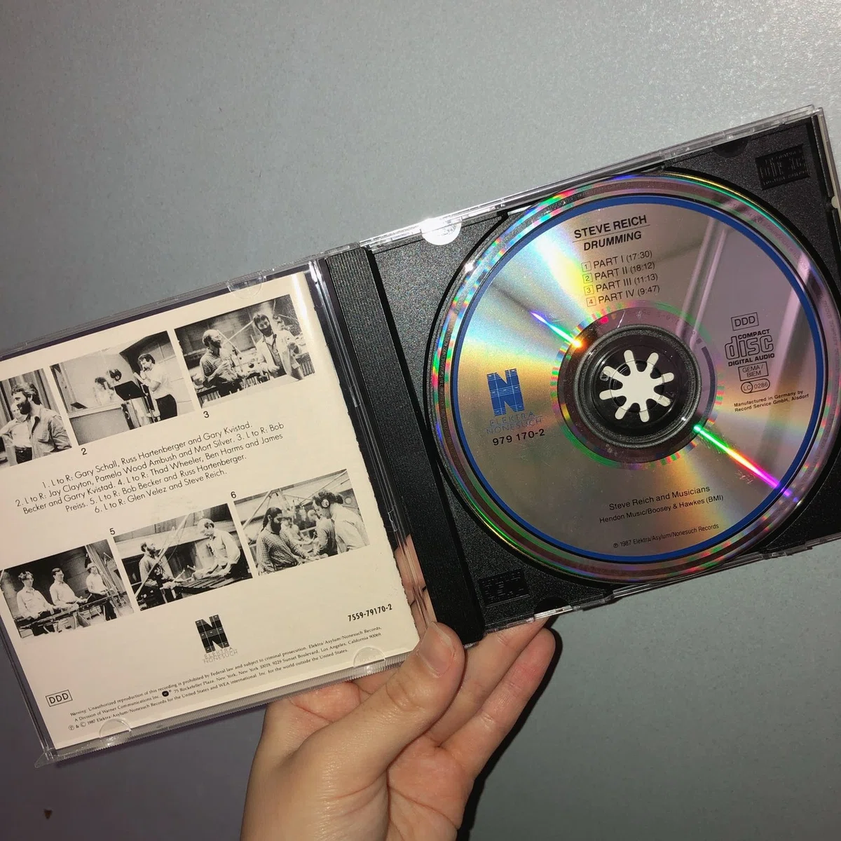 Steve Reich の『Reich: Drumming』を聴いてみた編｜内山 結愛