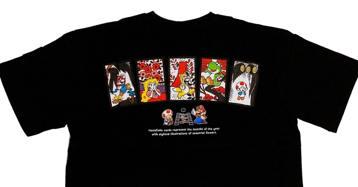 235】マリオ花札 Tシャツ｜ミキ
