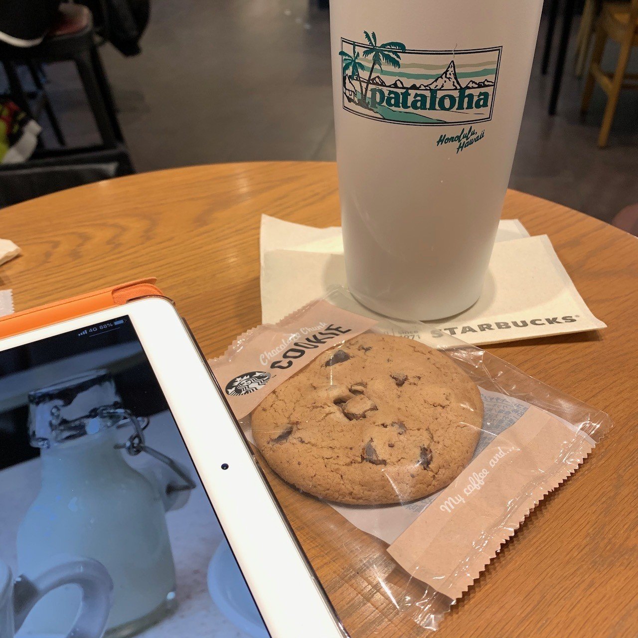 温められなくなったスタバのチャンククッキー｜F.Kawabata