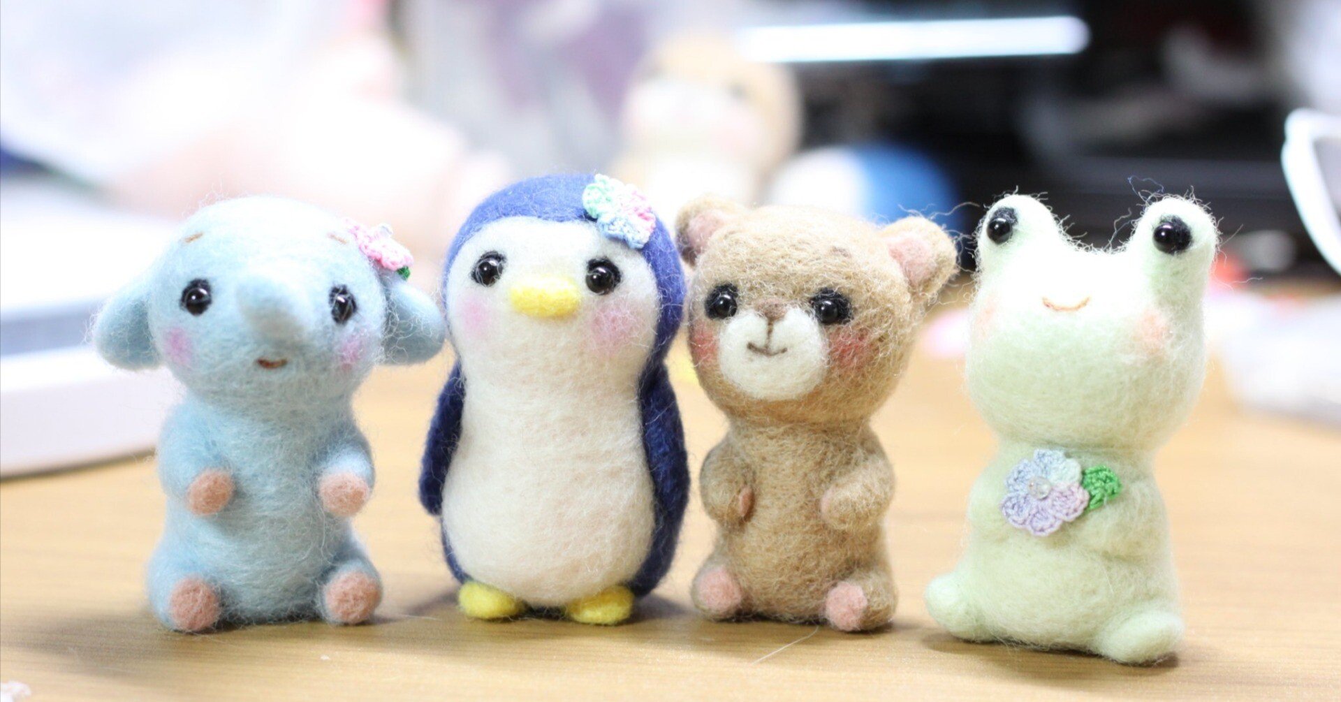 羊毛フェルト　作家　ぬいぐるみ 08d35f6f85ce631e979f06ac3b59ac