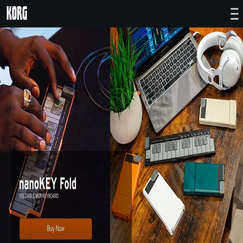 KORG nano新作「nanoKEY Fold」｜MOH