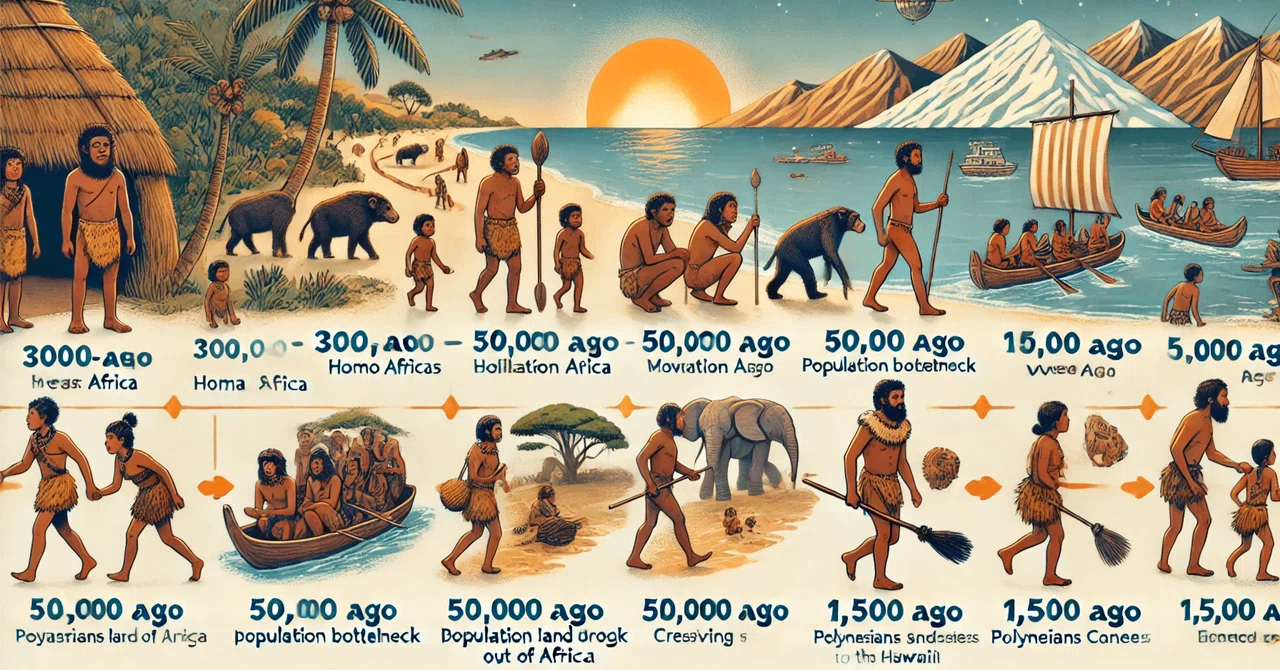 ホモサピエンスの旅路:人類の移動の歴史|10works