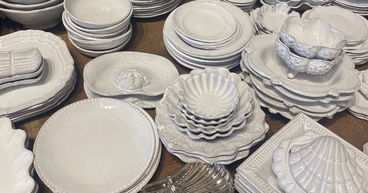 アスティエ・ド・ヴィラット(Astier de Villatte):白の釉薬が アスティエ・ド・ヴィラット(Astier de Villatte):白の釉薬が