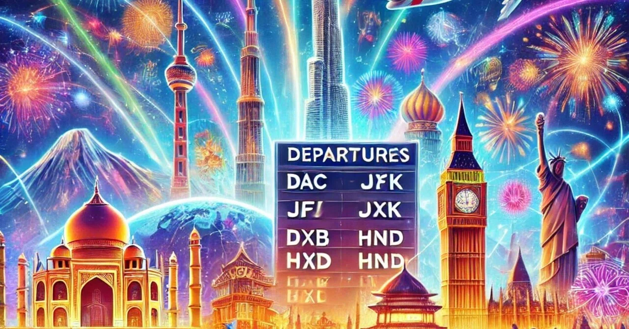 Boarding Now: Celebrate New Year with Global Flair｜mu_chin