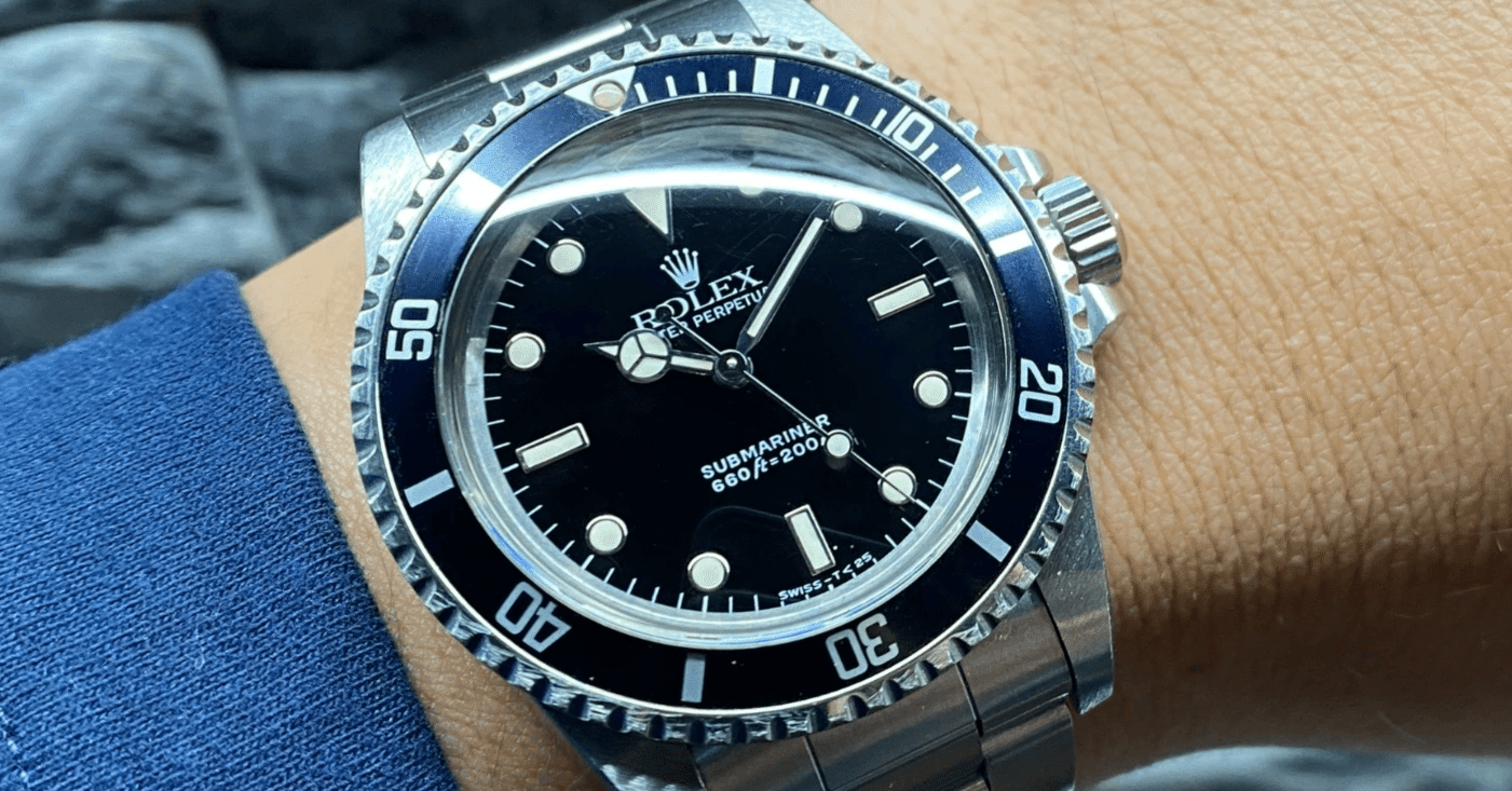 セミヴィンテージ 優良個体！ ロレックス サブマリーナー 5513 フチ