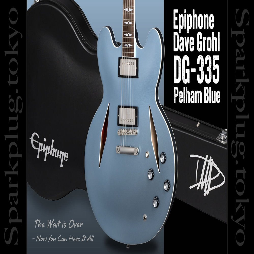 エピフォンによるデイヴ・グロール・シグネイチャー「Dave Grohl DG