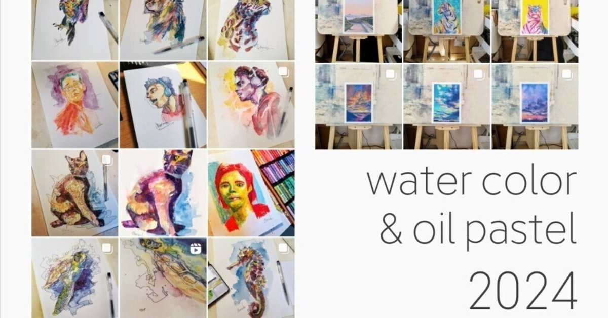 オイルパステル絵画販売 : 現代オイルパステル絵画をオンライン