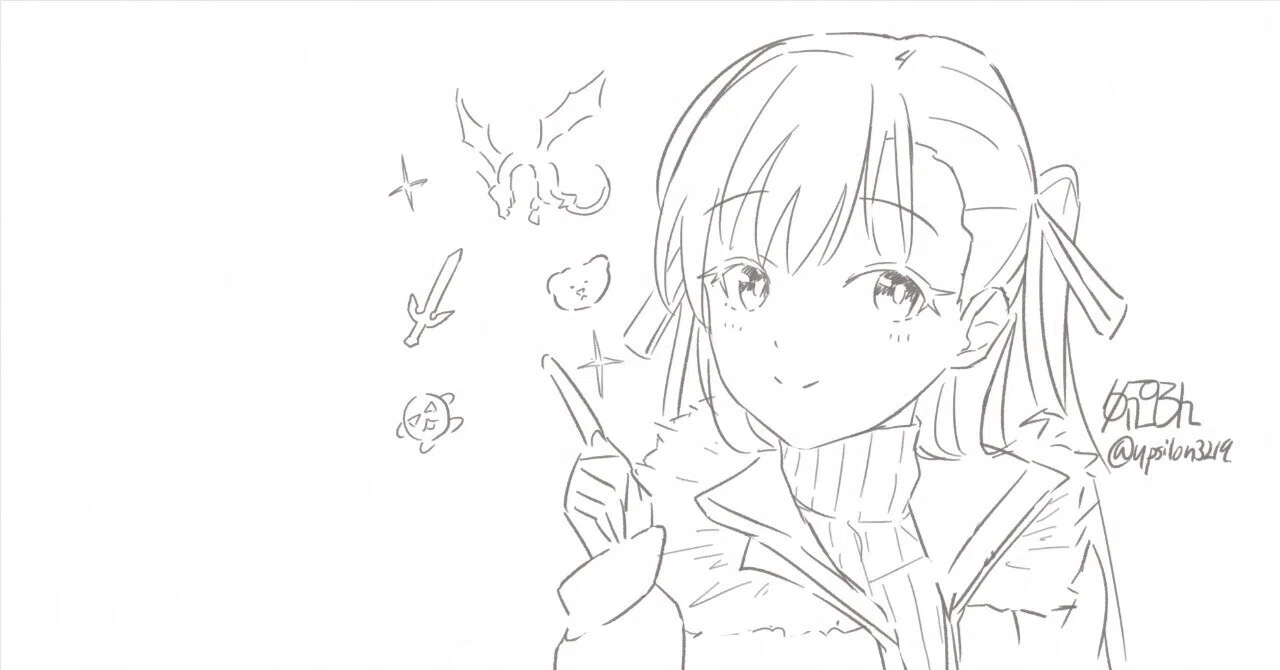 私のお絵描き歴と好きなモノについて｜ゆぷしろん
