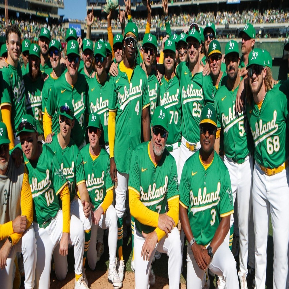 【最終値下げ】MLBオークランド・アスレチックス チームジャケット Ｌ OAK】オークランド・アスレチックス最後の日【その3 オークランド最後