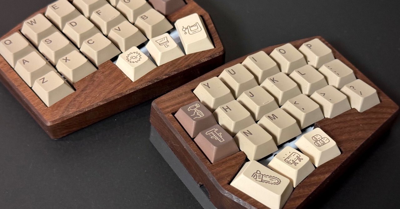 【自作キーボード】Corne（木製ケース付き） 自作キーボードCorne 天然木ケース - メルカリ
