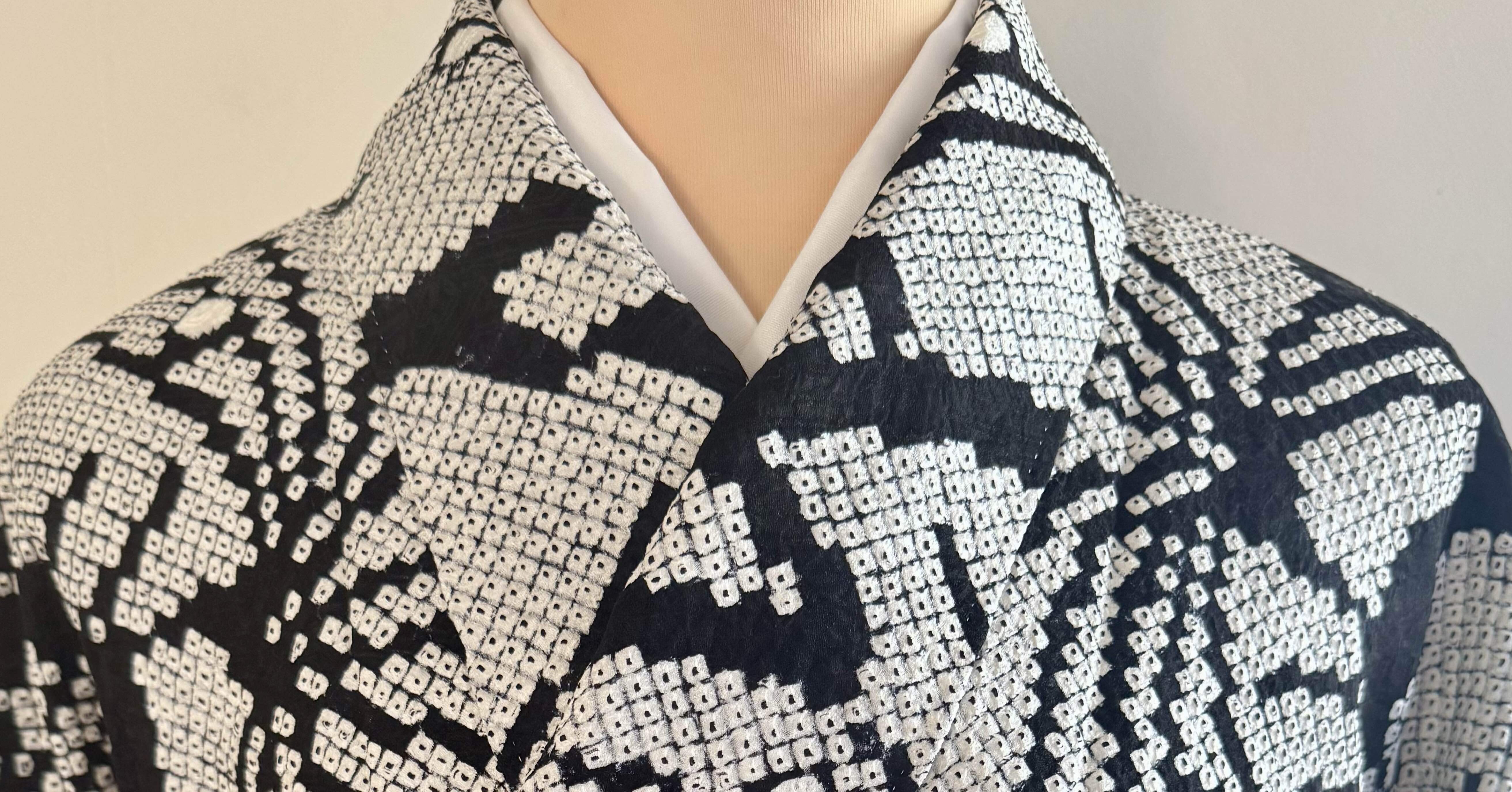 白無垢五つ紋疋田絞り模様A 白無垢五つ紋疋田絞り模様A 白無垢五つ紋疋田絞り模様A