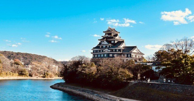 岡山城へ｜魚猫丸