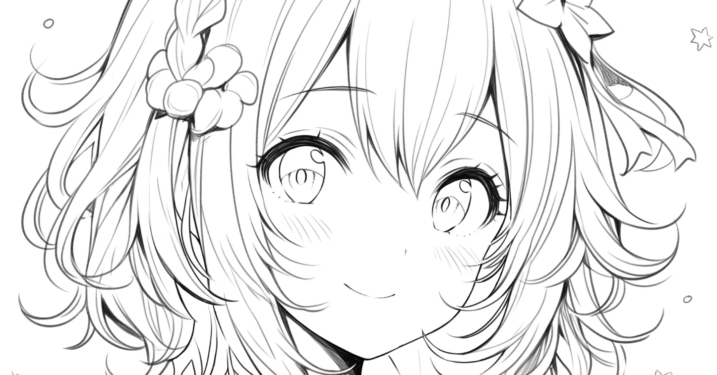 可愛い 塗り絵