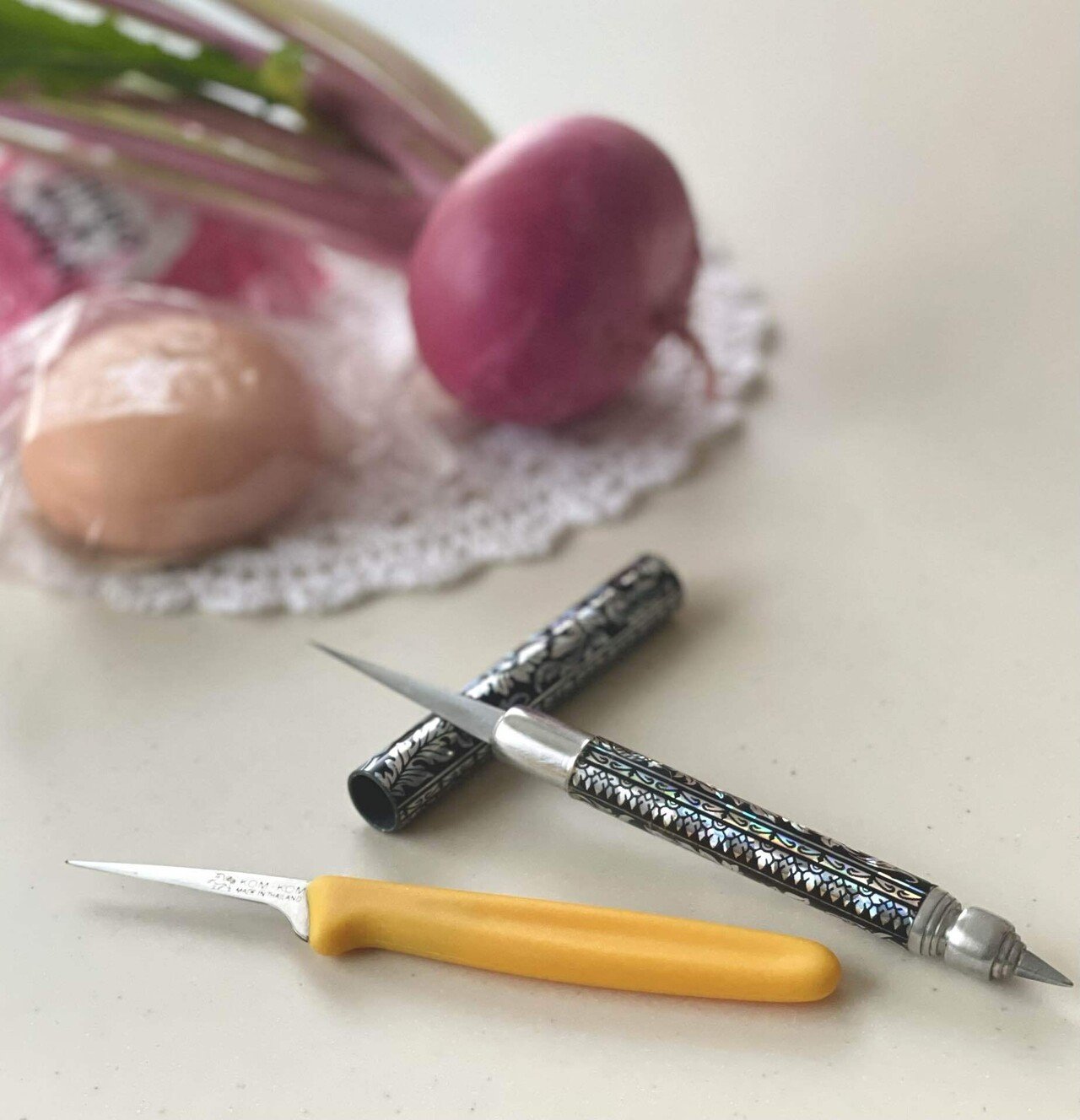 構想から完成までの道のり ＊りんごカービング＊｜hiro