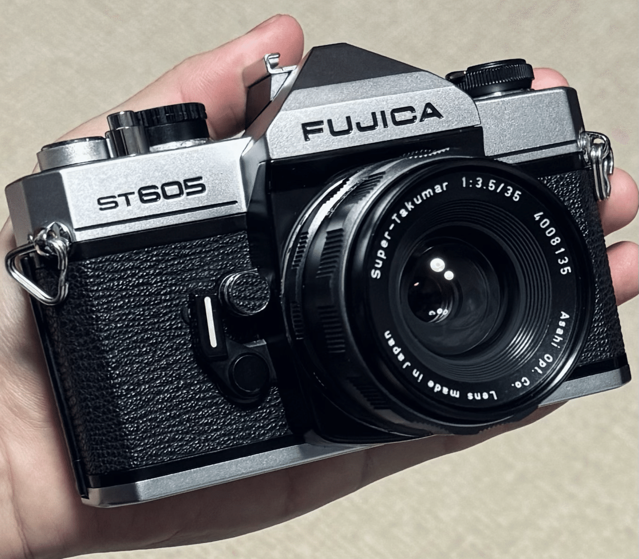 整備品　FUJICA ST605 フィルム一眼レフTAKUMAR 55 f1.8 整備品 FUJICA ST605 フィルム一眼レフTAKUMAR 55 f1.8 整備品 FUJICA