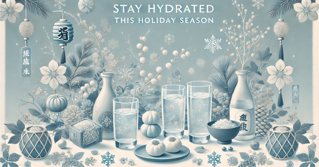 【とにかく、水を飲め】 マインドフルな年末年始を過ごすために大切なこと-1