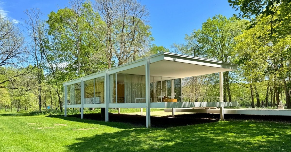 建築】最低で最高な建築探訪だったファーンズワース邸（ミース・ファン・デル・ローエ）｜Hiroshi Kawajiri