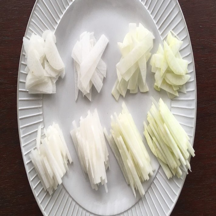 Study3 1 大根サラダに向いている部位と切り方 野菜labo 田野実 温代 Note
