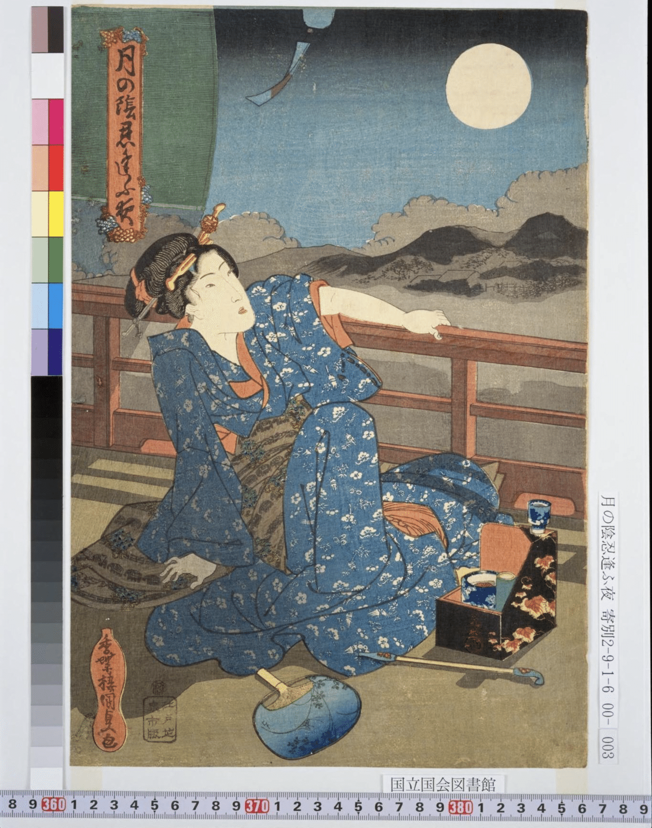 日本史】絵の奥行を感じる『月の陰忍逢ふ夜』｜母がバツ2の女子大学院