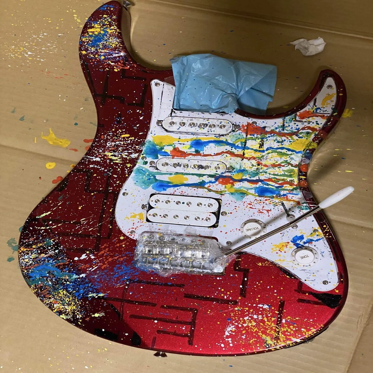 YAMAHA Pacificaを改造して自分モデルを作りました！！｜クリプトHida
