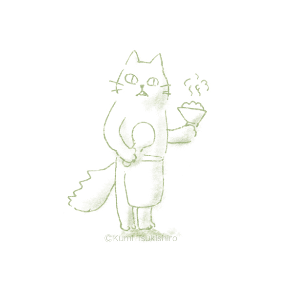 大人のおむすび学習帳 の没キャラさん 本とは少し雰囲気変えてみました お米やさんという設定 ツキシロクミ Note