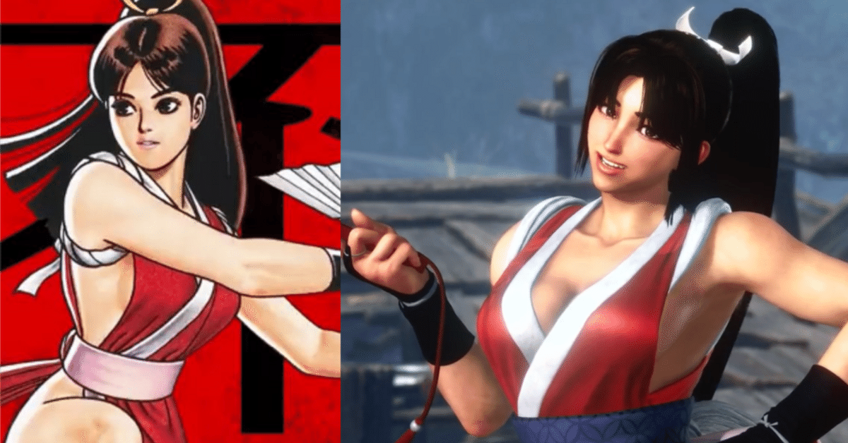 【スト6】不知火舞 デスクマット SNK KOF 餓狼伝説 スト6版不知火舞への印象と、SF世界と餓狼世界が交わった事への