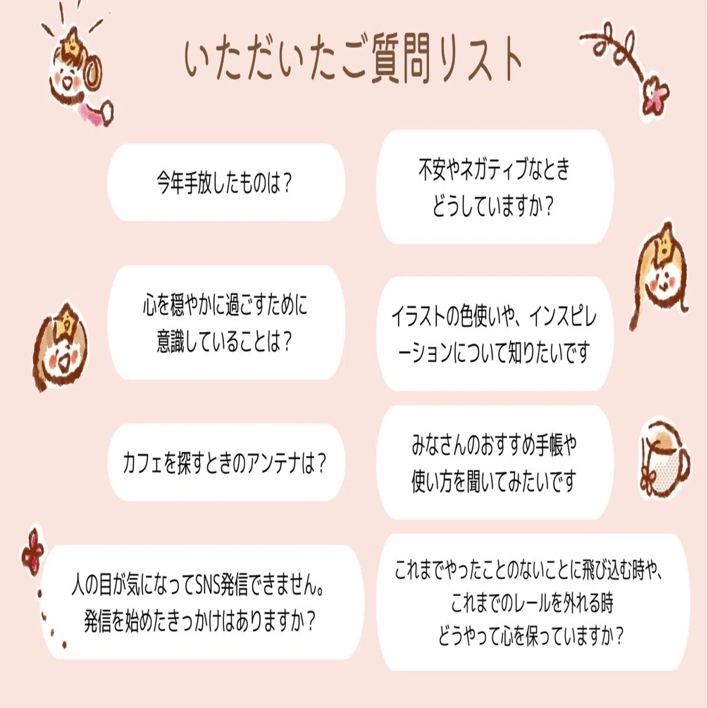 オンラインお茶会Q&Aまとめ｜いただいたご質問にお答えします☕✨｜星 