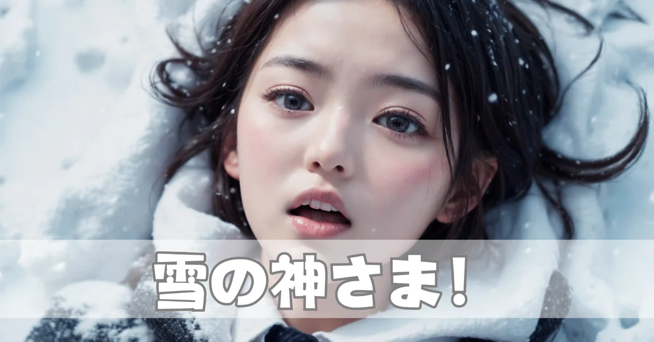 雪の神さま！｜ナオ