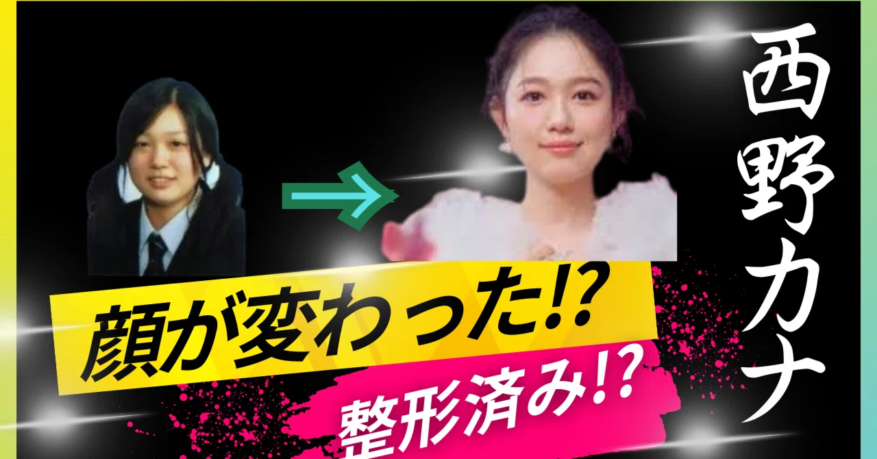 西野 カナ 整形 前
