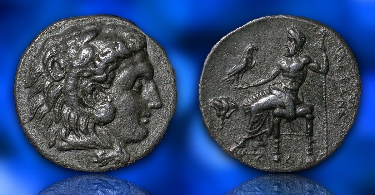 古代ギリシャ アレクサンダー大王 テトラドラクマ銀貨‼︎/ローマ