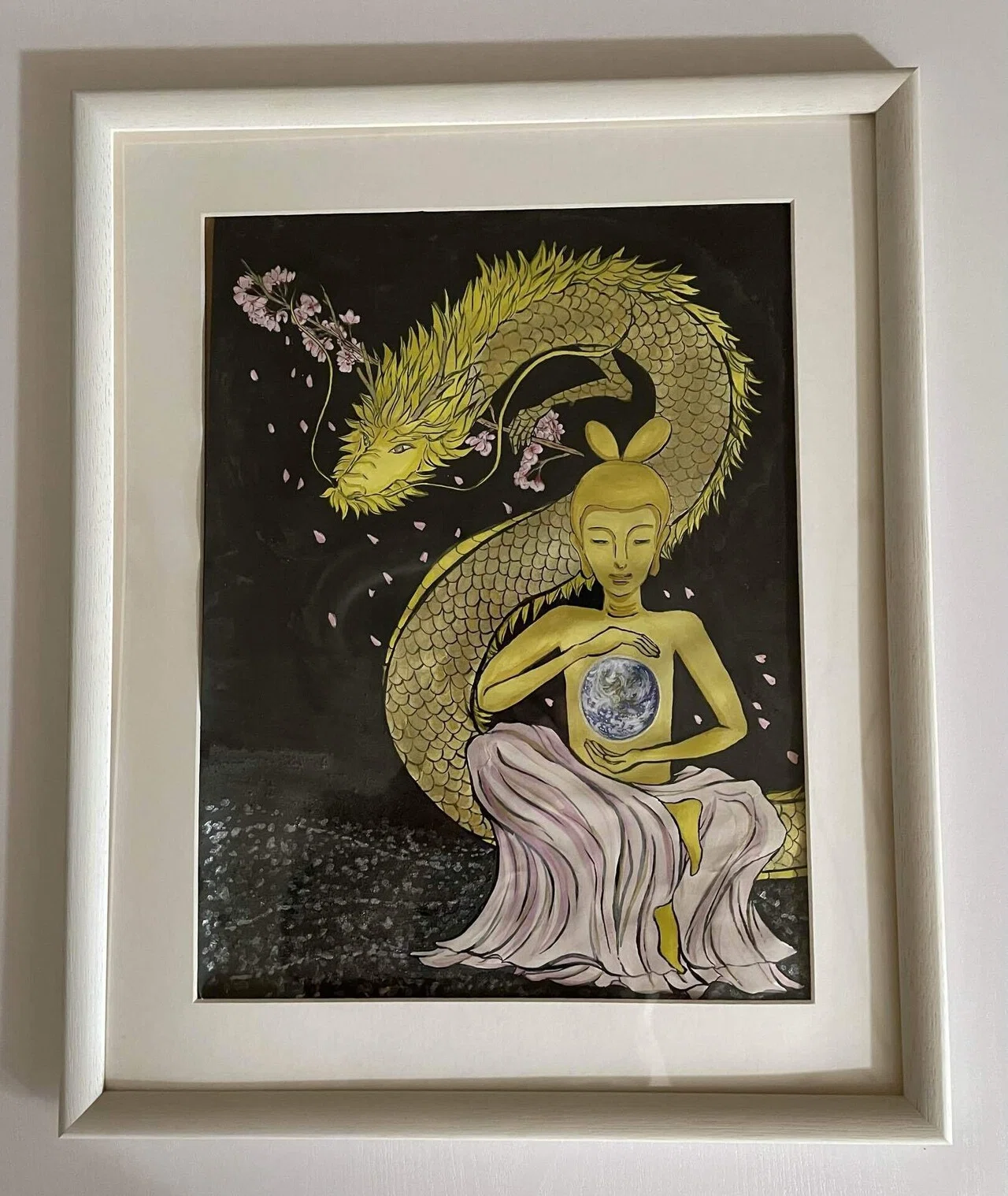 金龍と弥勒さまの宇宙祭り】限定1点｜流々(ruru)