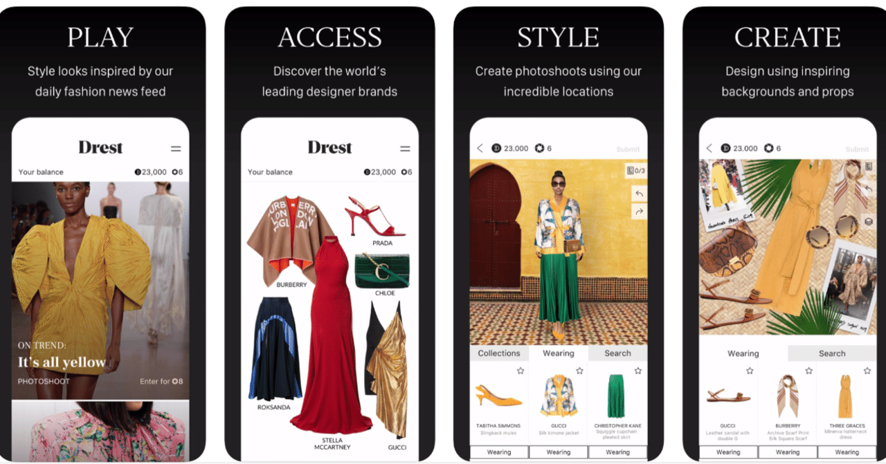 グッチも協業 購入もできる着せ替えゲーム Drest Zozo Fashiontechnews