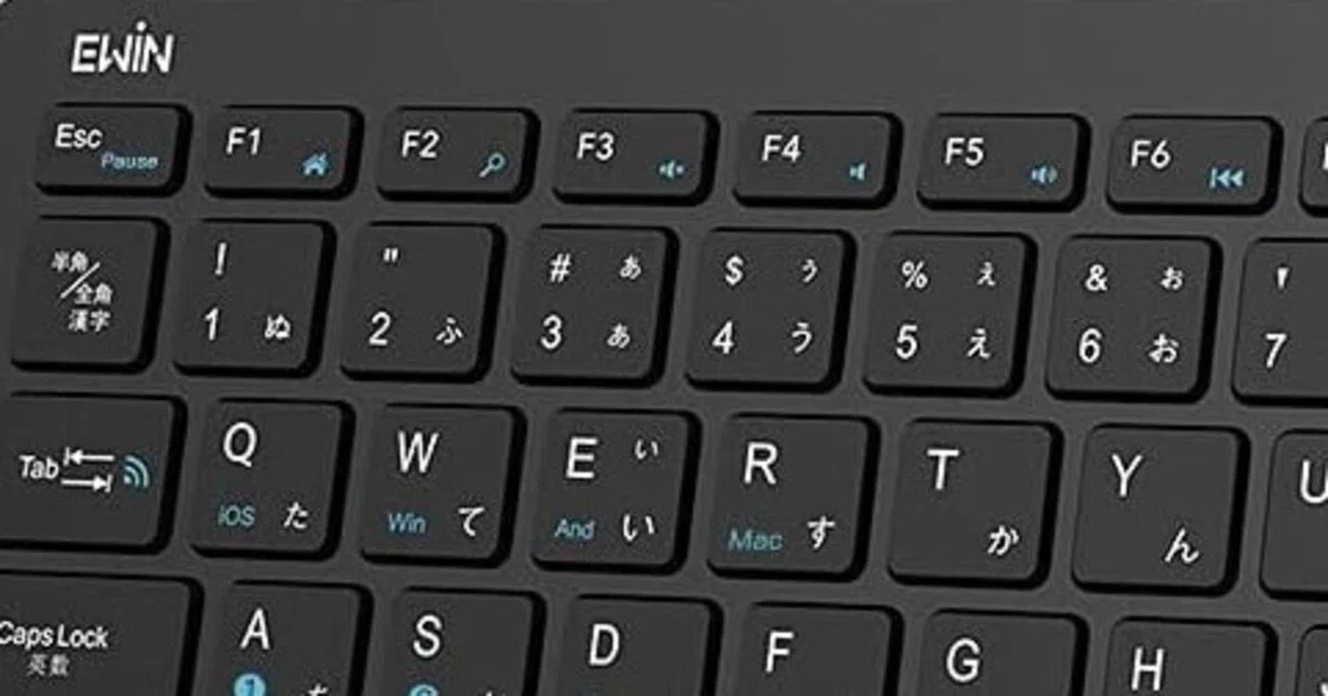 Trying out a Chinese-made Bluetooth keyboard [Ewin]｜U.K.（左中右亭ガイヤ）