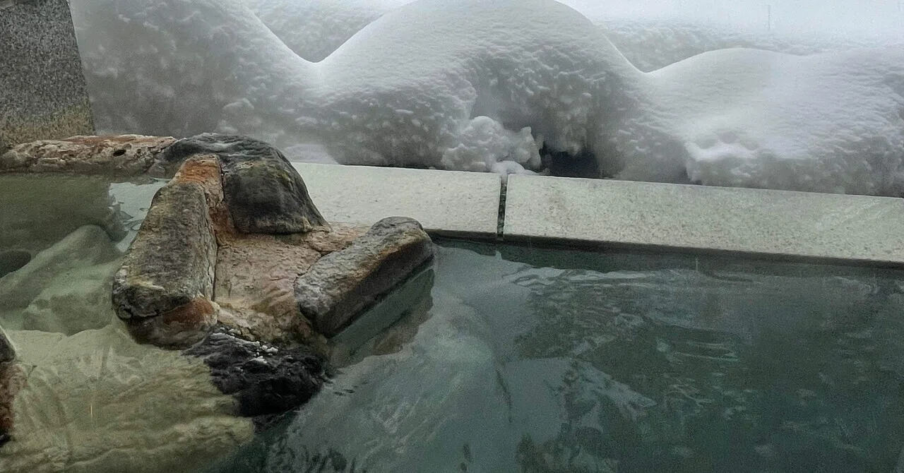 湯　箱無し 蔵王「最上高湯 善七乃湯」で憧れの雪見風呂｜トホ